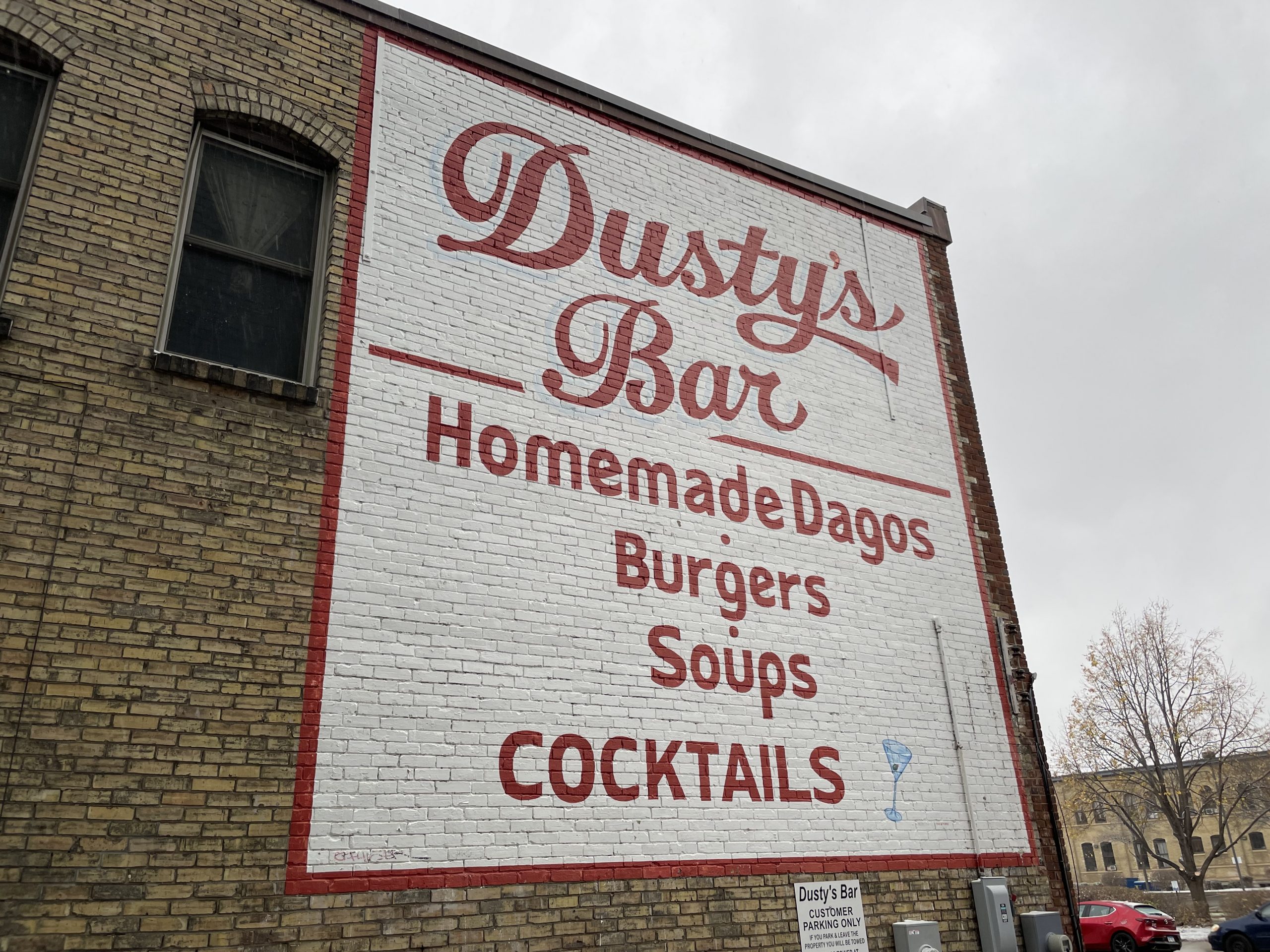 Dusty's Bar - Minneapolis Dive Bar - Dago Mural